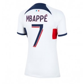 Paris Saint-Germain Kylian Mbappe #7 Gostujuci Dres za Ženska 2023-24 Kratak Rukavima